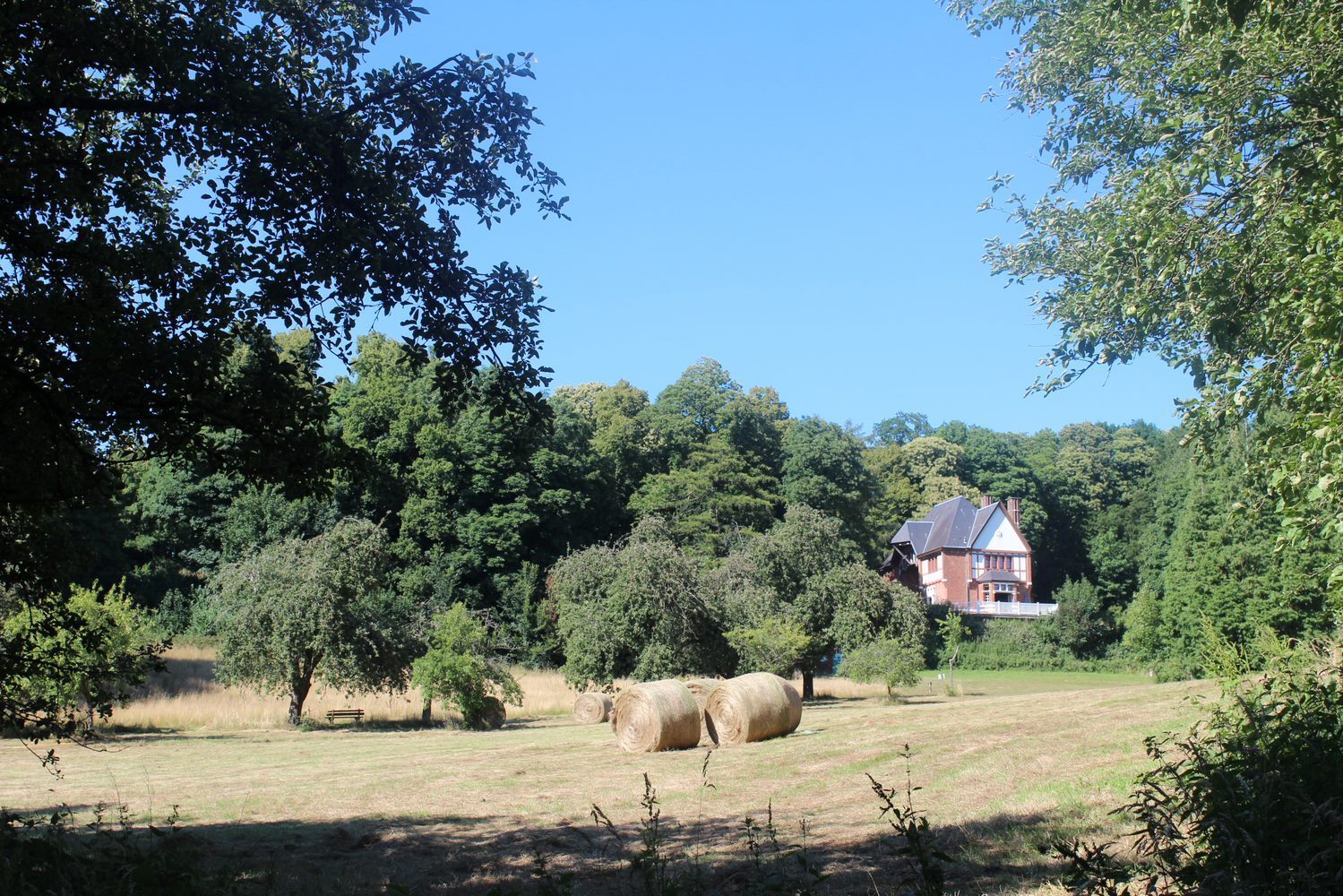 Villa Mont Noir et champ